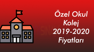 Kolej Fiyatları 2019