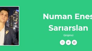 Numan Enes Sarıaslan Siber Güvenlik Uzmanı