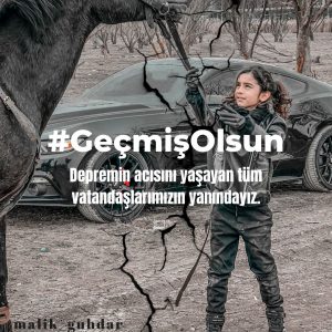 Küçük Afacan Malik Guhdar Depremzedelere Geçmiş Olsun Dileklerini İletiyor
