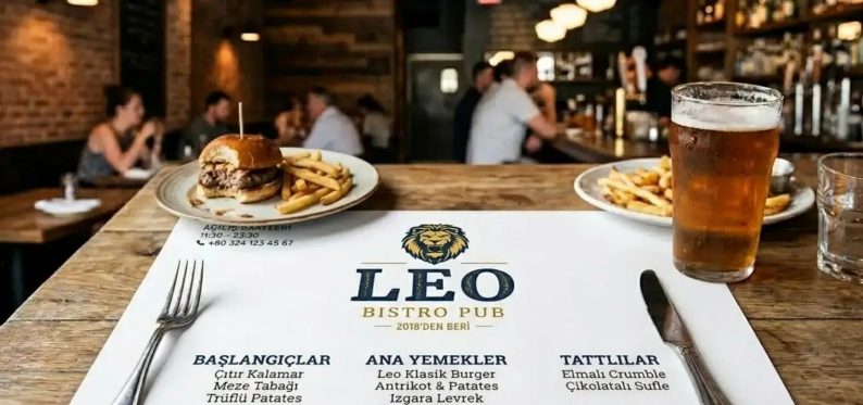 Restoranlar İçin Amerikan Servis Kağıdı – Marka Kimliğinizi Masalara Taşıyın