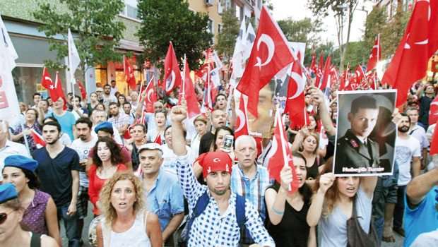 Aydın’da Terörü Protesto Yürüyüşü