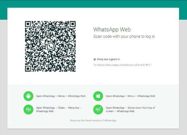 WhatsApp Web, İphone’da